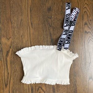 One strap cropped top